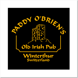 old irish pub Posters and Art